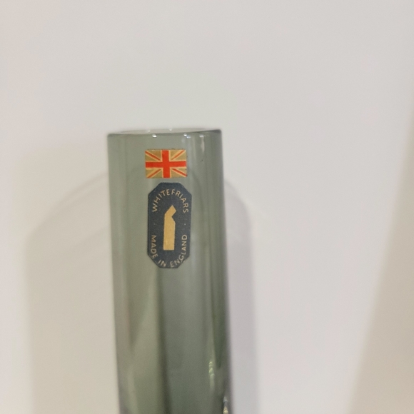 Whitefriars art glass vases set of 2 pewter 9 and 6 in - Picture 7 of 12